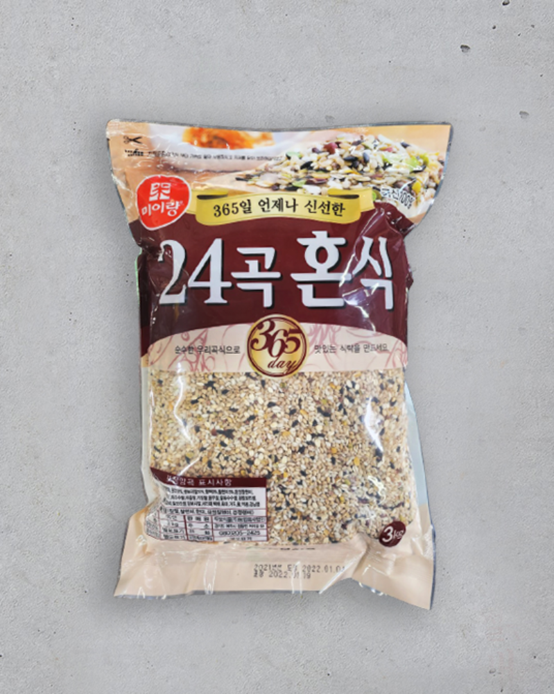 [두보식품] 미이랑 24곡 혼식 3kg 도정일: 2022.01.04