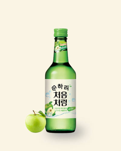 순하리 사과 소주 soju 제조일: 2021.12.21