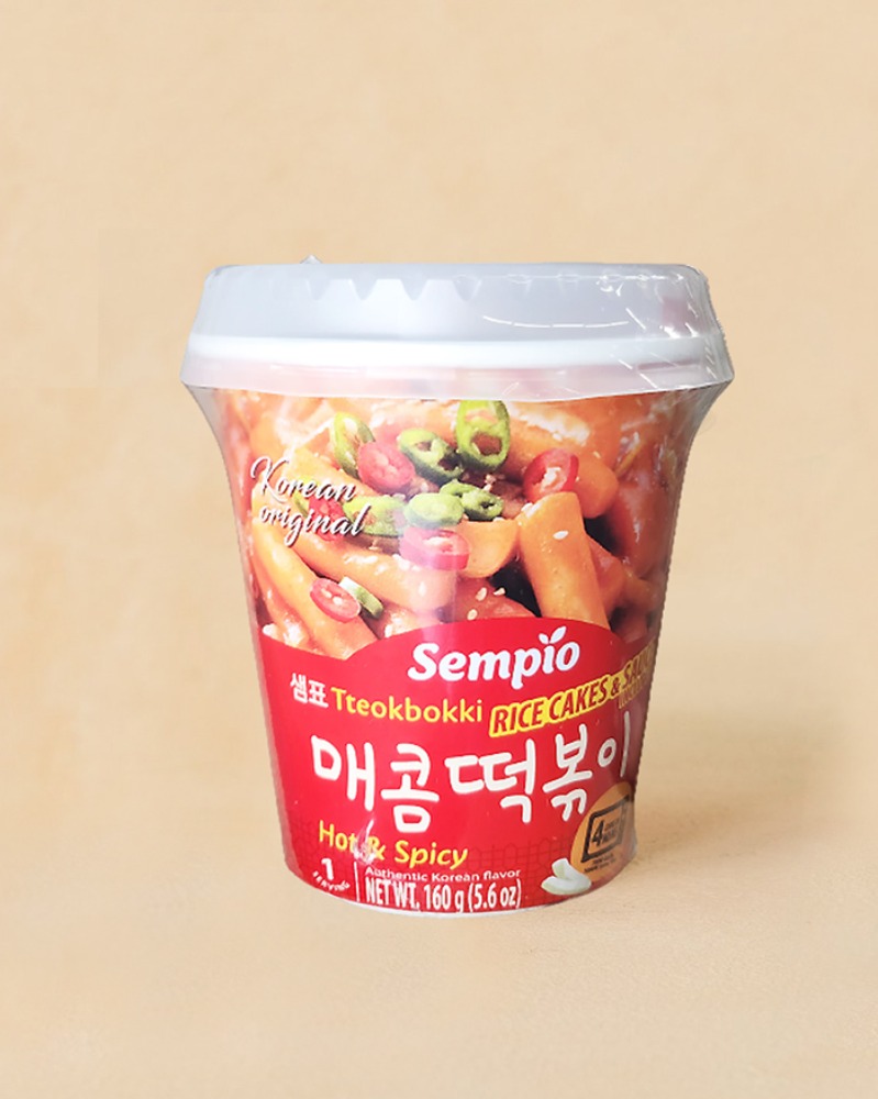 [샘표] 매콤 떡볶이 컵 160g 유통기한: 2024.03.23