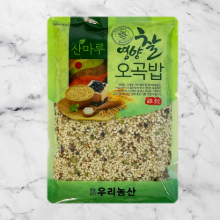 산마루 영양찰 오곡밥 국내산 100% 500g 유통기한: 2022.11.17