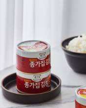 종가집 김치 캔 (깔끔한 맛) 160g 유통기한: 2023.07.05