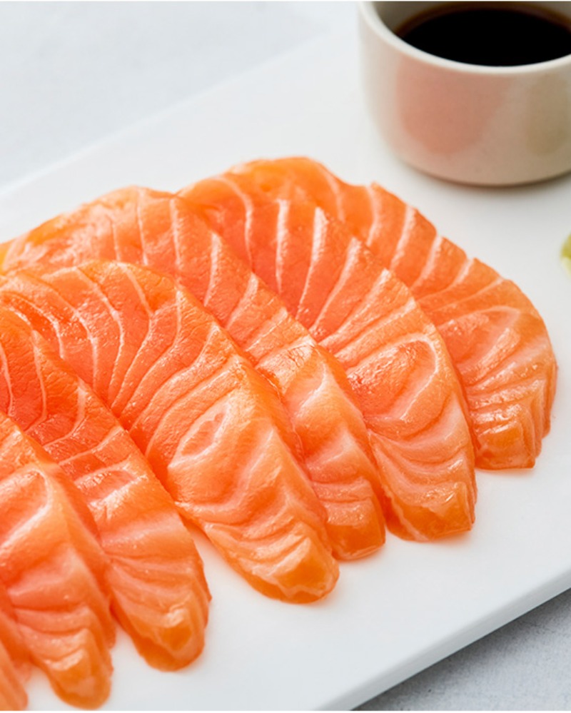 노르웨이 스시용 연어 (sliced salmon) 200g 유통기한: 2022.08.30