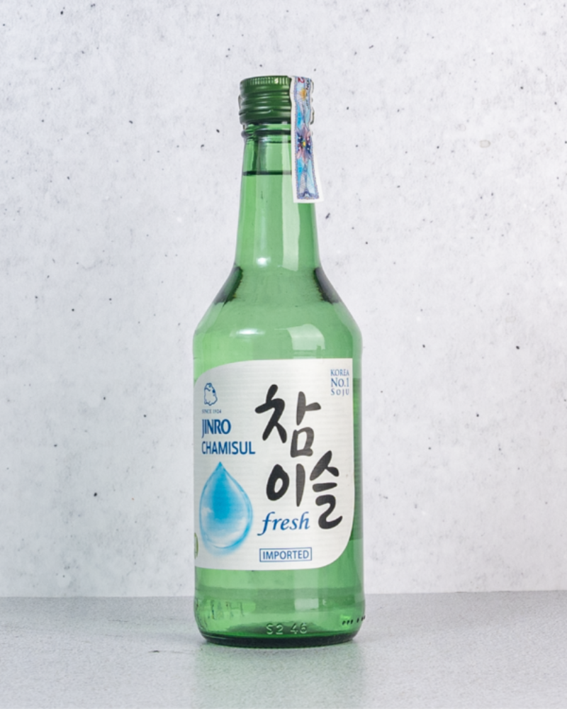 [진로] 참이슬 후레쉬 소주 soju 350ml *제조일 2021.12.23