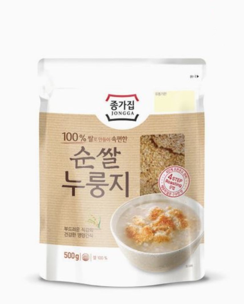 [종가집] 순쌀 누룽지 500g 유통기한: 2023.05.17