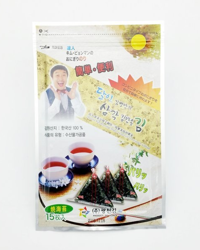 [광천] 삼각김밥용 김 15매입 유통기한: 2025.03.21